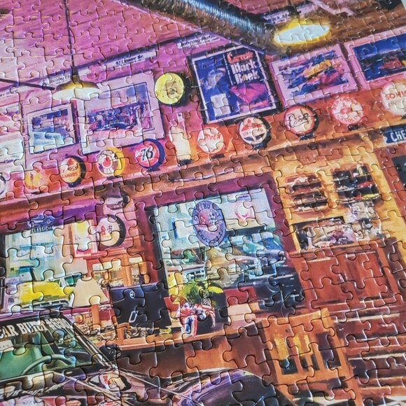 Wheels Corvette Classic Car Puzzle 750 Piece Master Chevrolet Man Cave No Poster - Picture 12 of 14